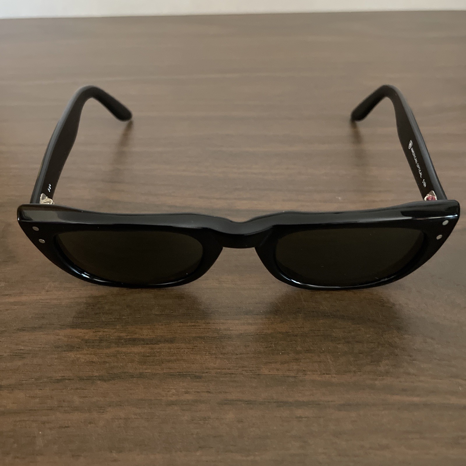 Vintage American Optical AO 5-3/4 Black Sunglasses Frame Only USA