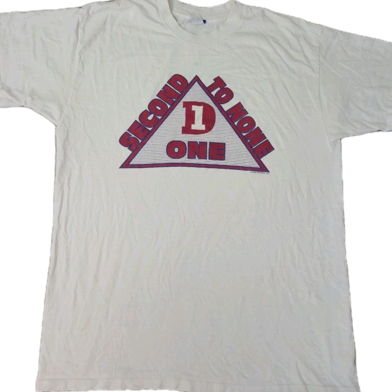 Vintage 1996 Converse Chuck Taylor T Shirt Size XL Star Second To None D1 White