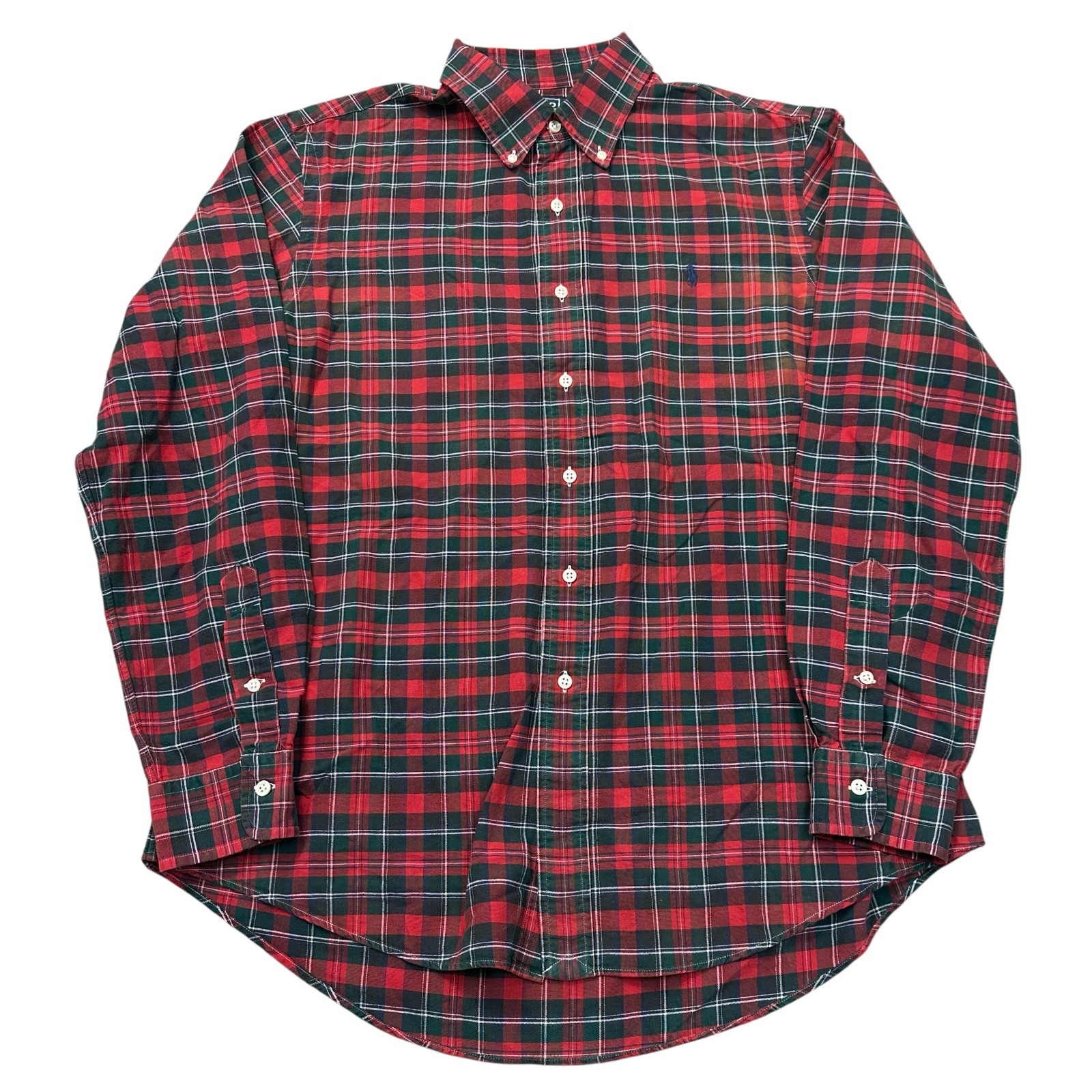 Polo Ralph Lauren Custom Fit Long Sleeve Shirt Multicoloured Mens Large