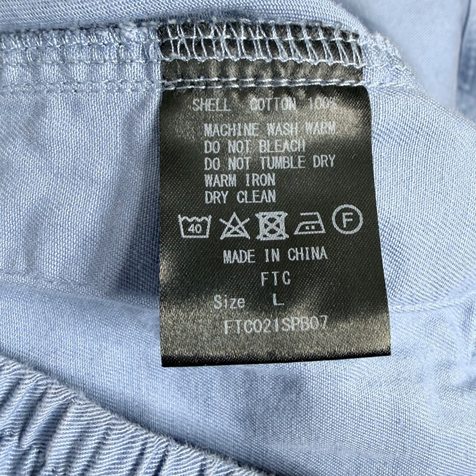 FTC Skate Twill Easy Pants Mens Large Blue