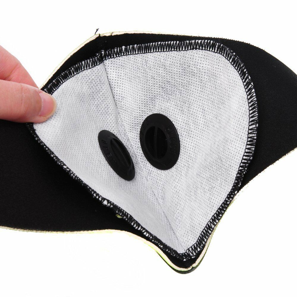 Anti Pollution Face Mask with Activated Carbon Filter Military Grade Protection