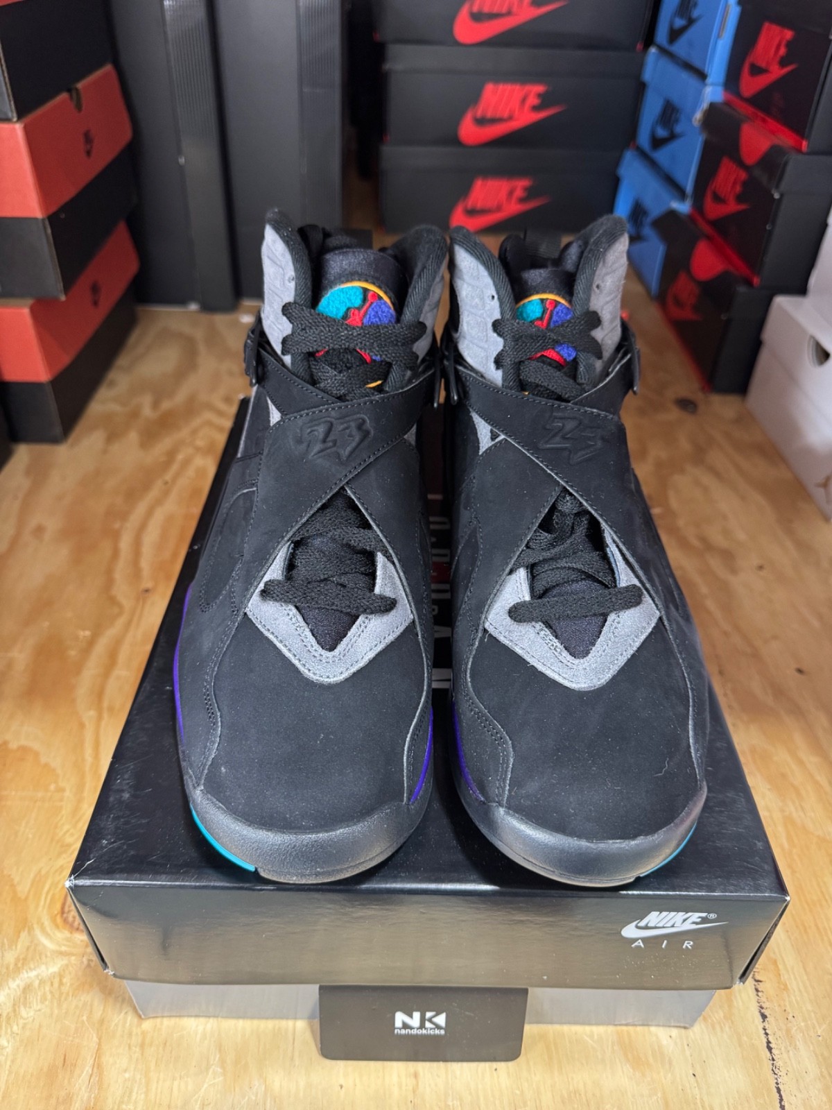 Air Jordan 8 Retro ‘Aqua’ 2025 Multi MEN SIZES 305381-006