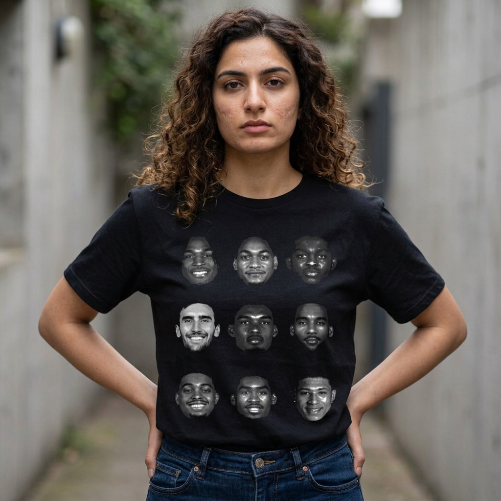 San Antonio Spurs | Halftone Player Portrait T-Shirt