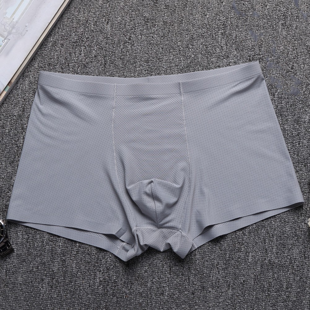 Breathe Easy with These Mens Seamless Mesh Boxer Briefs Comfortable Fit