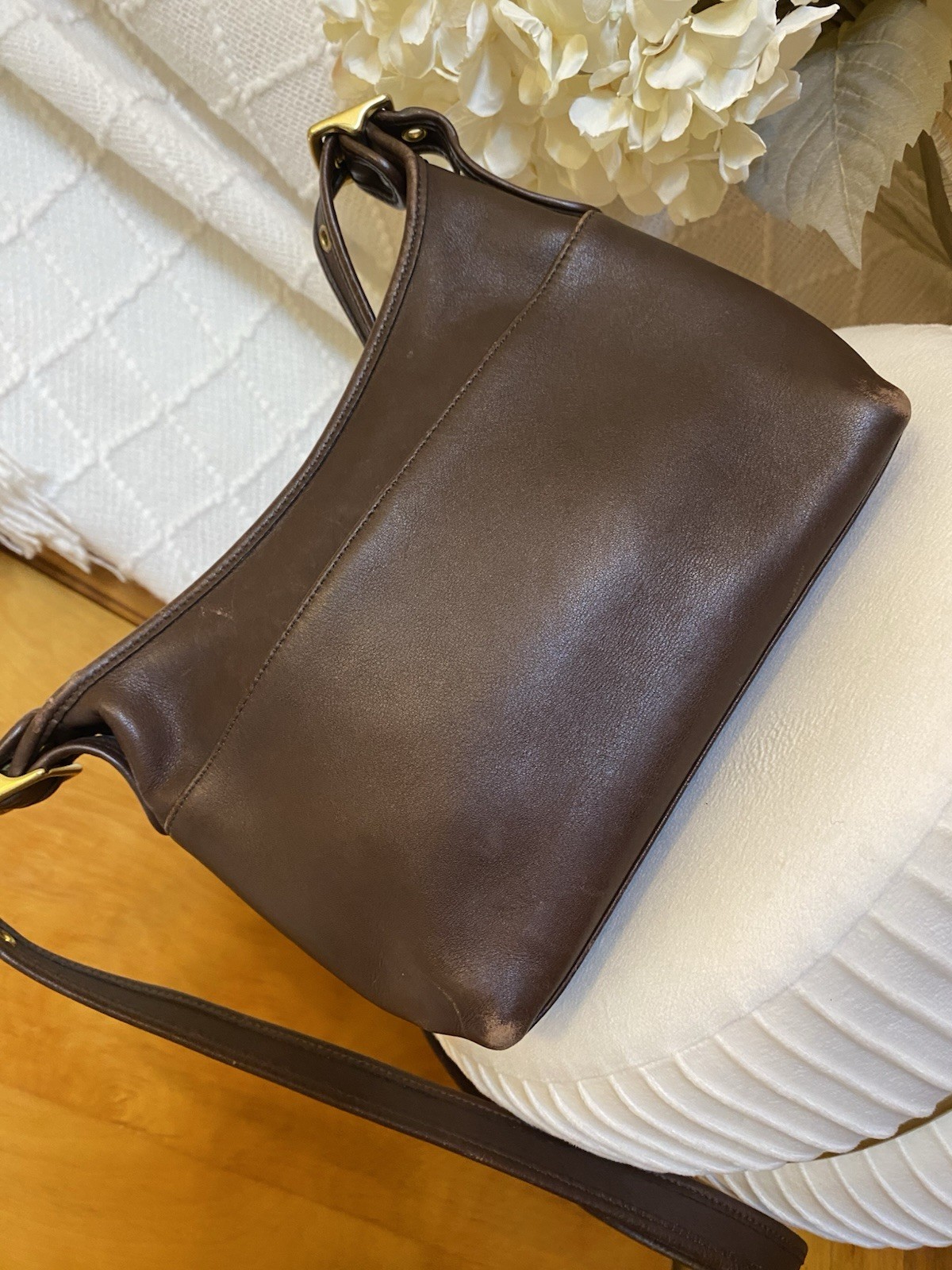 Coach Women’s Legacy Dark Brown Leather Hobo Shoulder Bag Costa Rica 9136 Good!