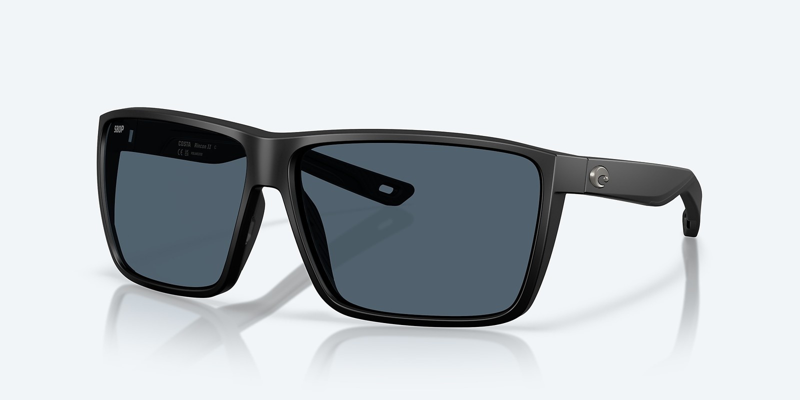 Costa Del Mar Rincon II Matte Black/Gray 580P Polarized Men’s Sunglasses