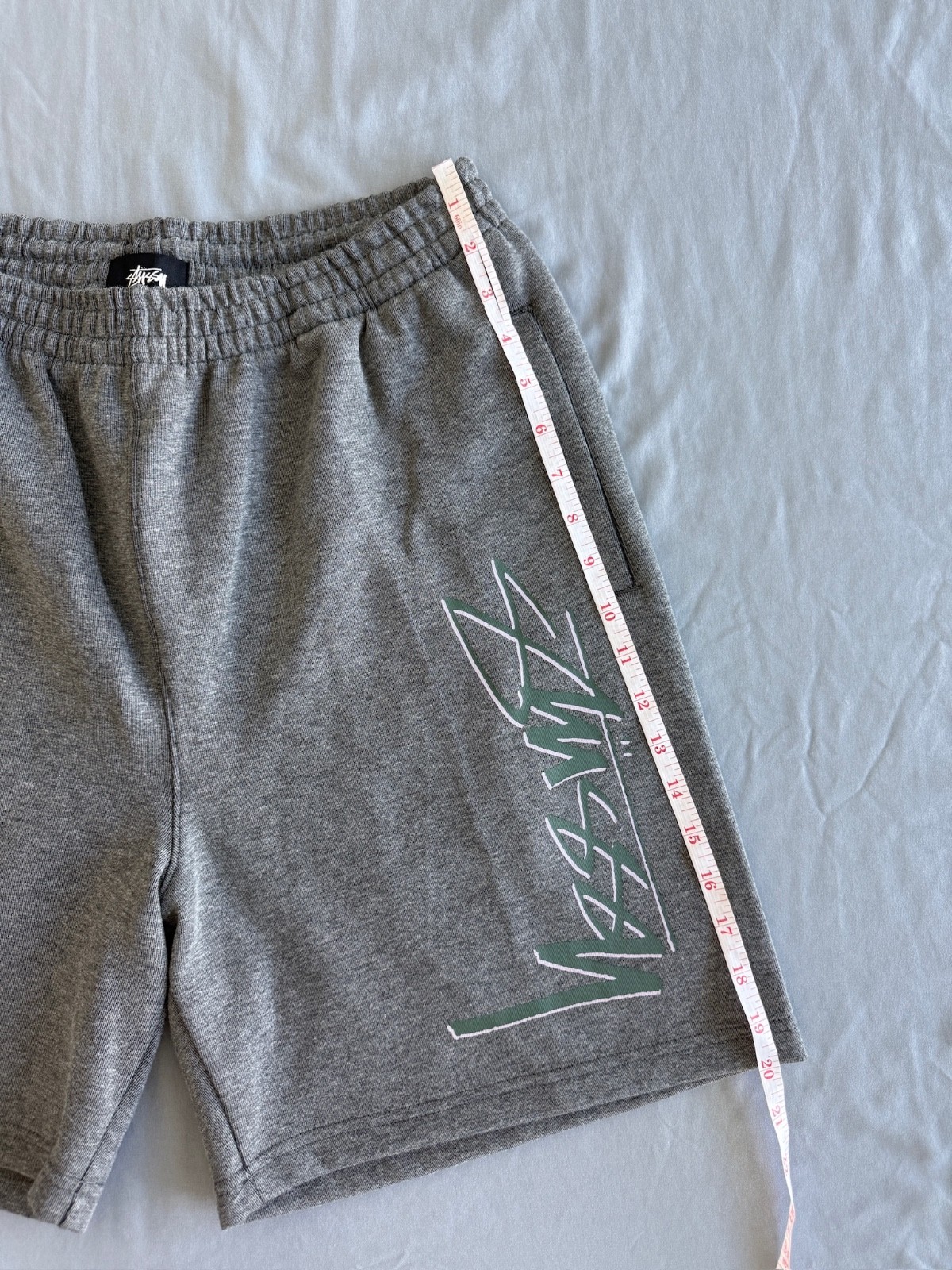 STUSSY AU Shadow Script Track Shorts-Dark Grey, Size: 30, 32 NEW 100% Authentic