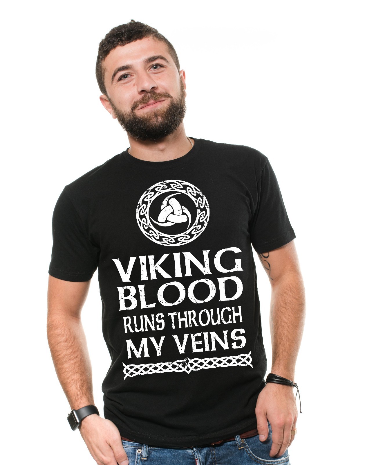 Viking heritage T-shirt Viking Blood Tee shirt Mens T-shirt Heritage Tee Shirt