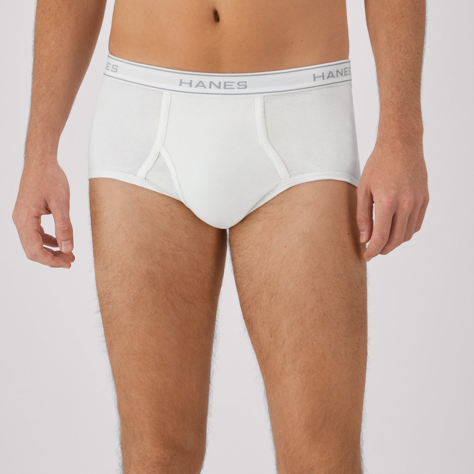 Hanes Briefs 6-Pack Men’s Tagless Underwear White ComfortSoft Waistband Wicking