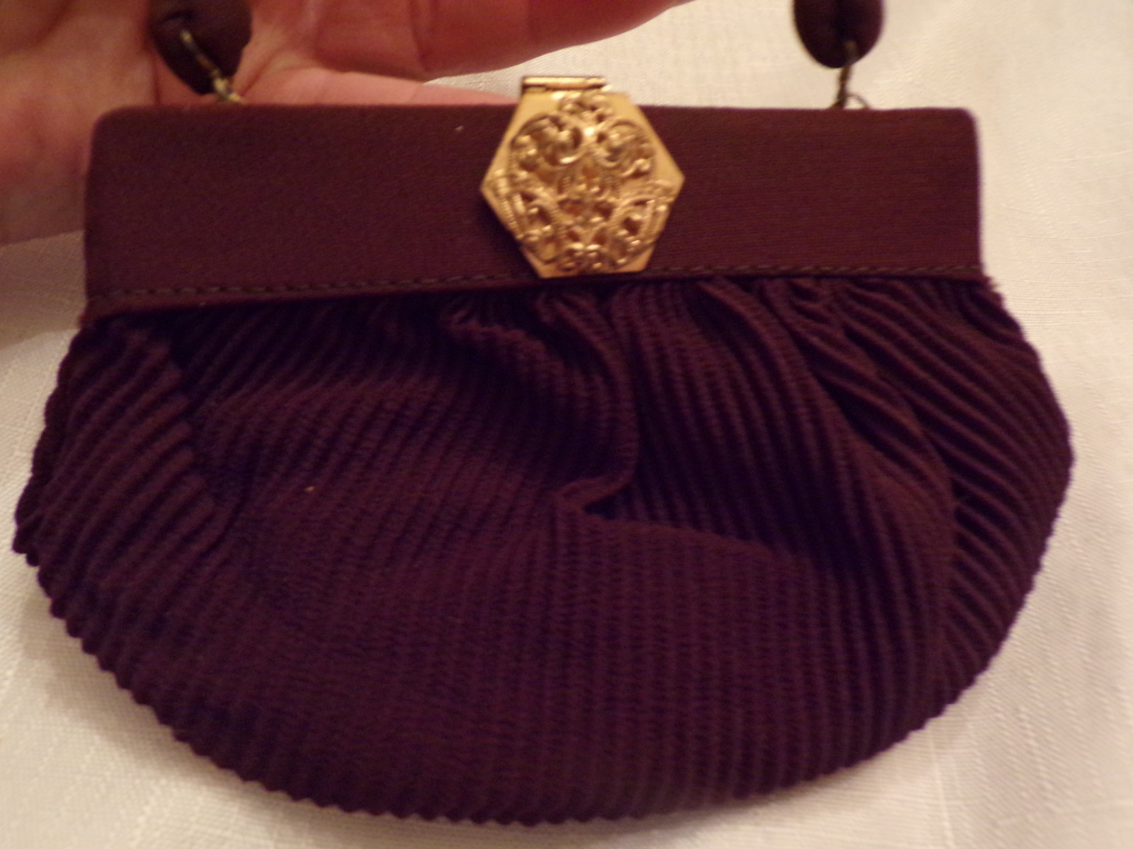 Antique Brown Small Handbag JEMCO 1925