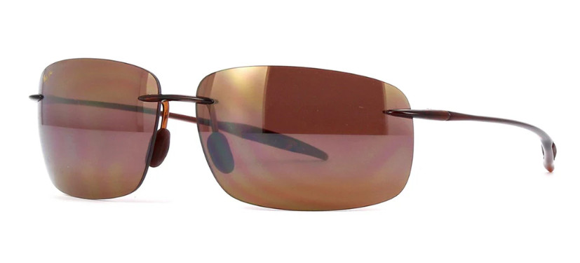 Maui Jim H422-26 Breakwall Sunglasses Brown Frame HCL Bronze Polarized Lens