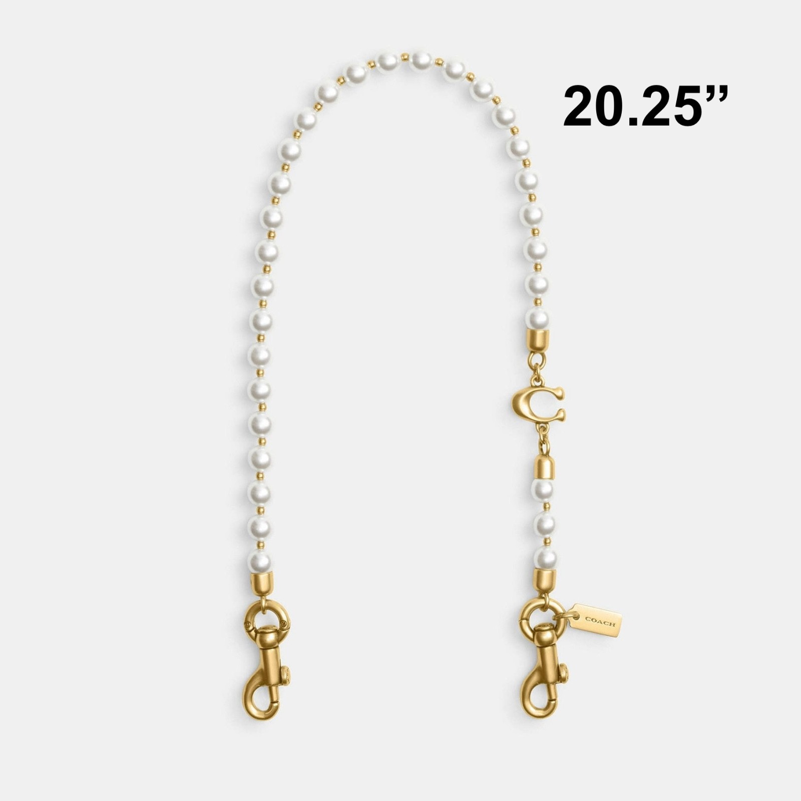 Coach Chain Strap – Pink Jewelry, Pearl, Carriage | Multiple Styles & Length NEW