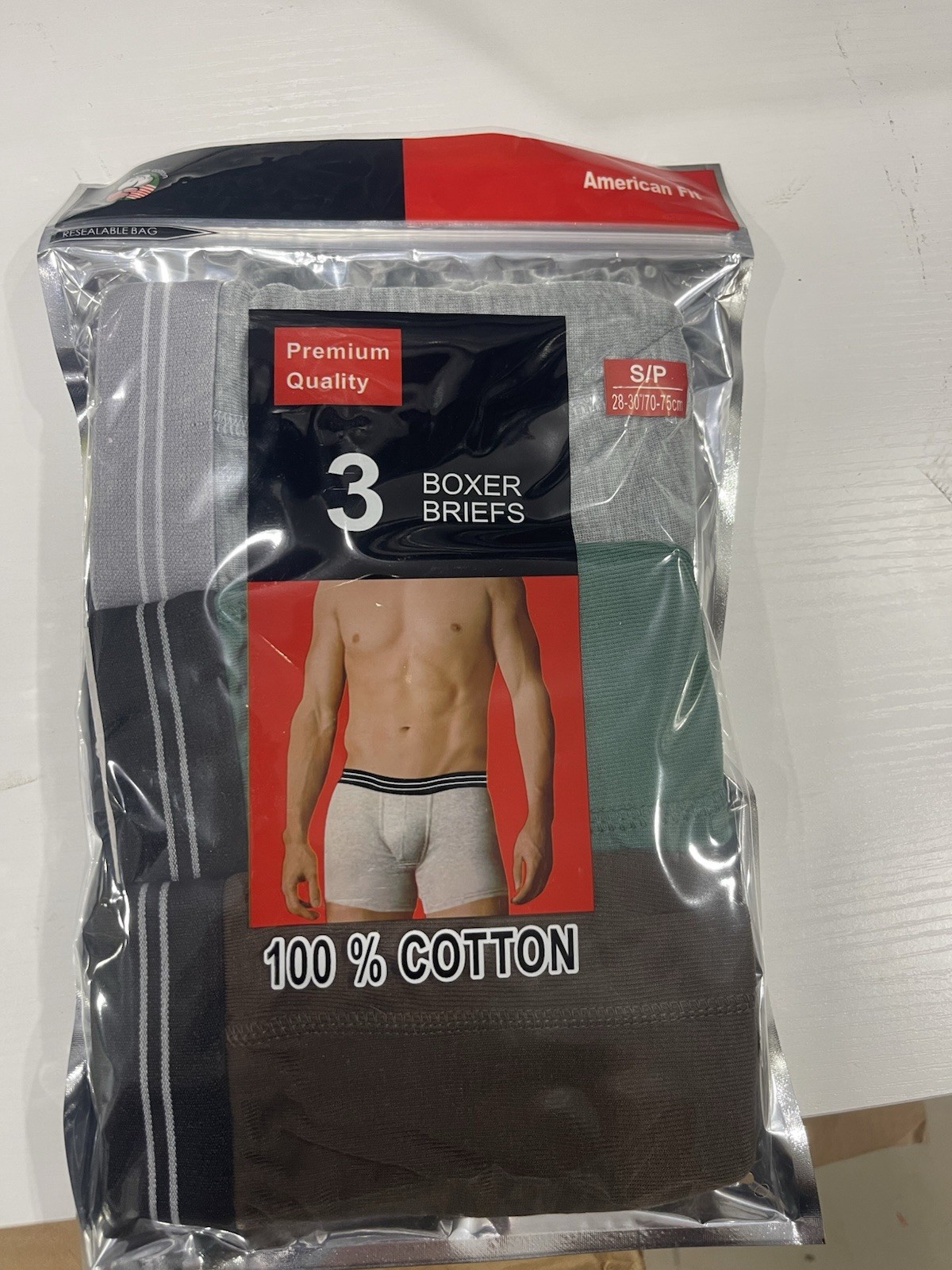Rodex Boxer Brief 3 In Pk All Sizes S-Xl Only