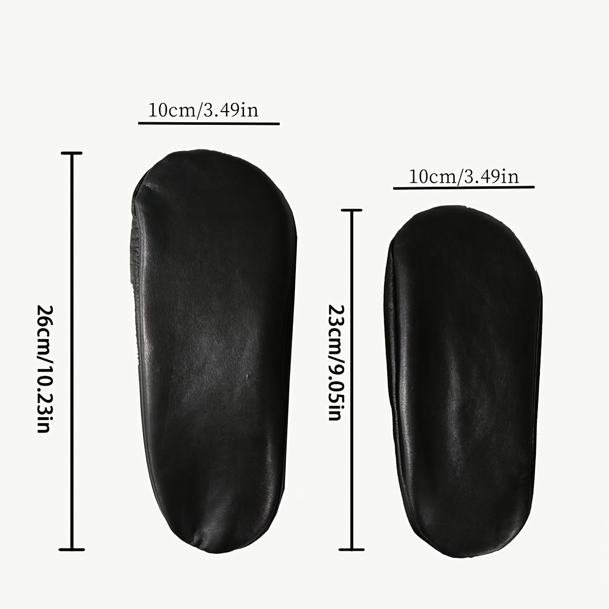 Unisex PU Leather Slipper Socks Thermal Fleece Lined Winter Warm Floor Booties