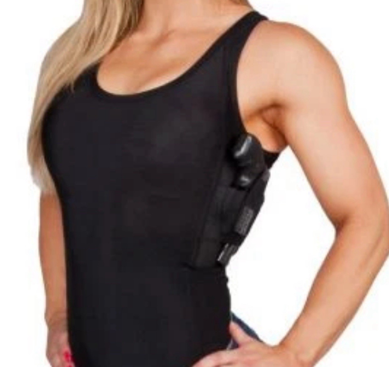Undertech Undercover Conceal Carry Tank Top Shirt Womens Black 34” Chest Stretch