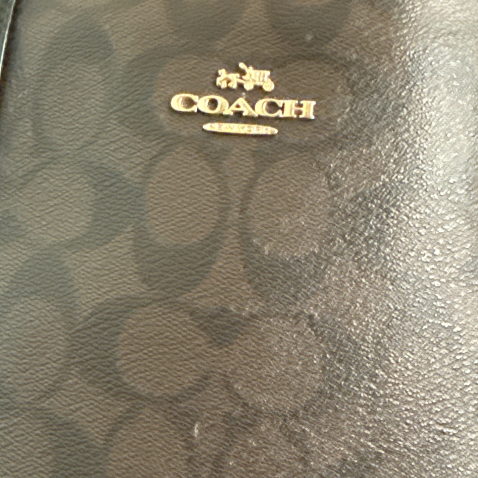 Coach City Tote In Signature Canvas – Brown (5696)