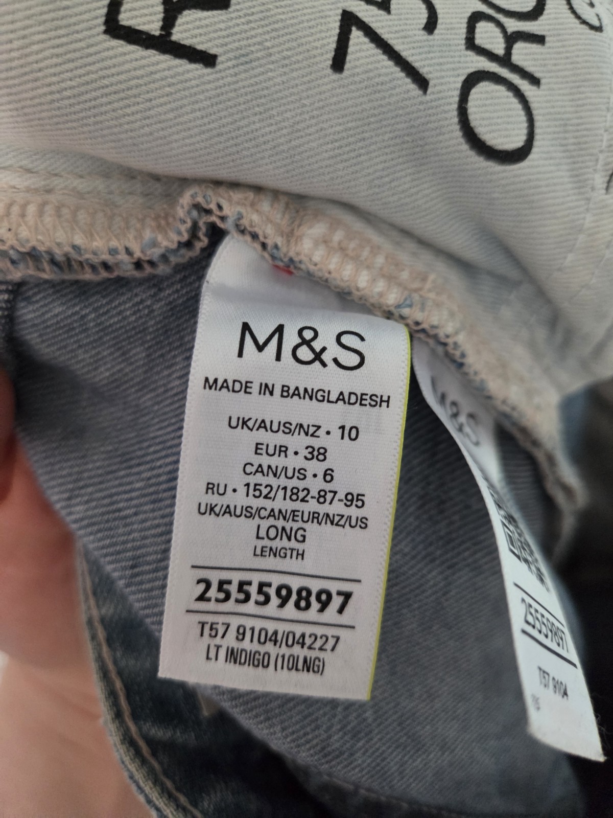 ​M&S Light Indigo Mom Jeans – High Waisted (Size 10 Long)