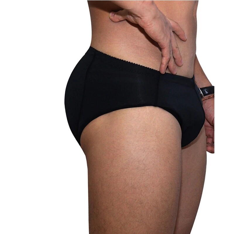 Men Padded Butt Hips Enhancer Body Shaper Panties Fake Ass Underwear Briefs US
