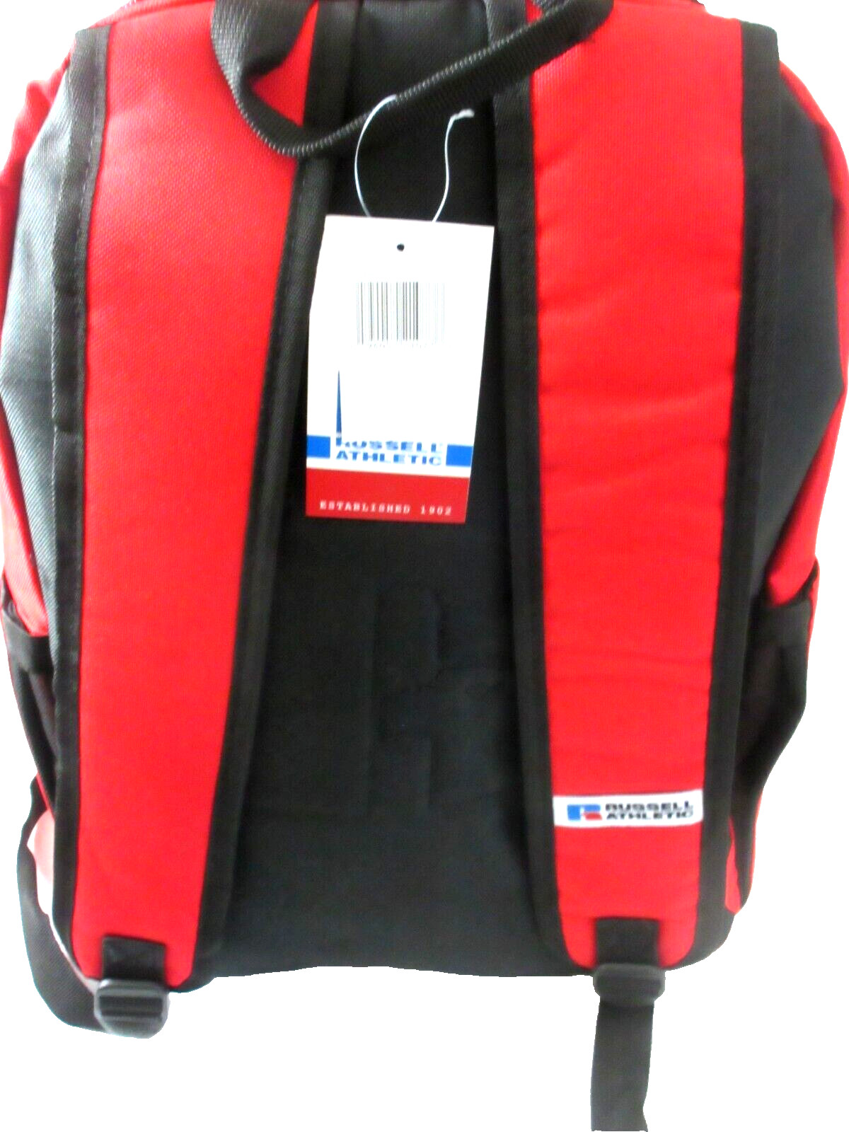 Russell Athletic Since 1902 Classic Backpack Travel Gym Bag Red Black Free Ship