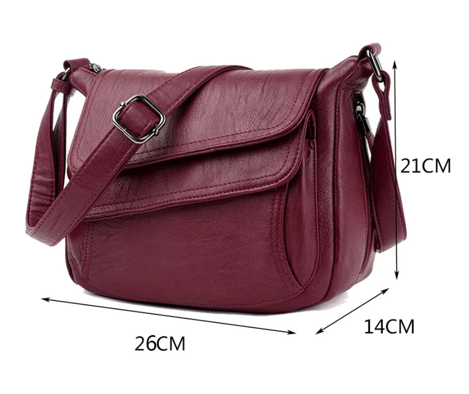 Women Leather Bag Purse Shoulder Handbags Tote Messenger Satchel Cross Body