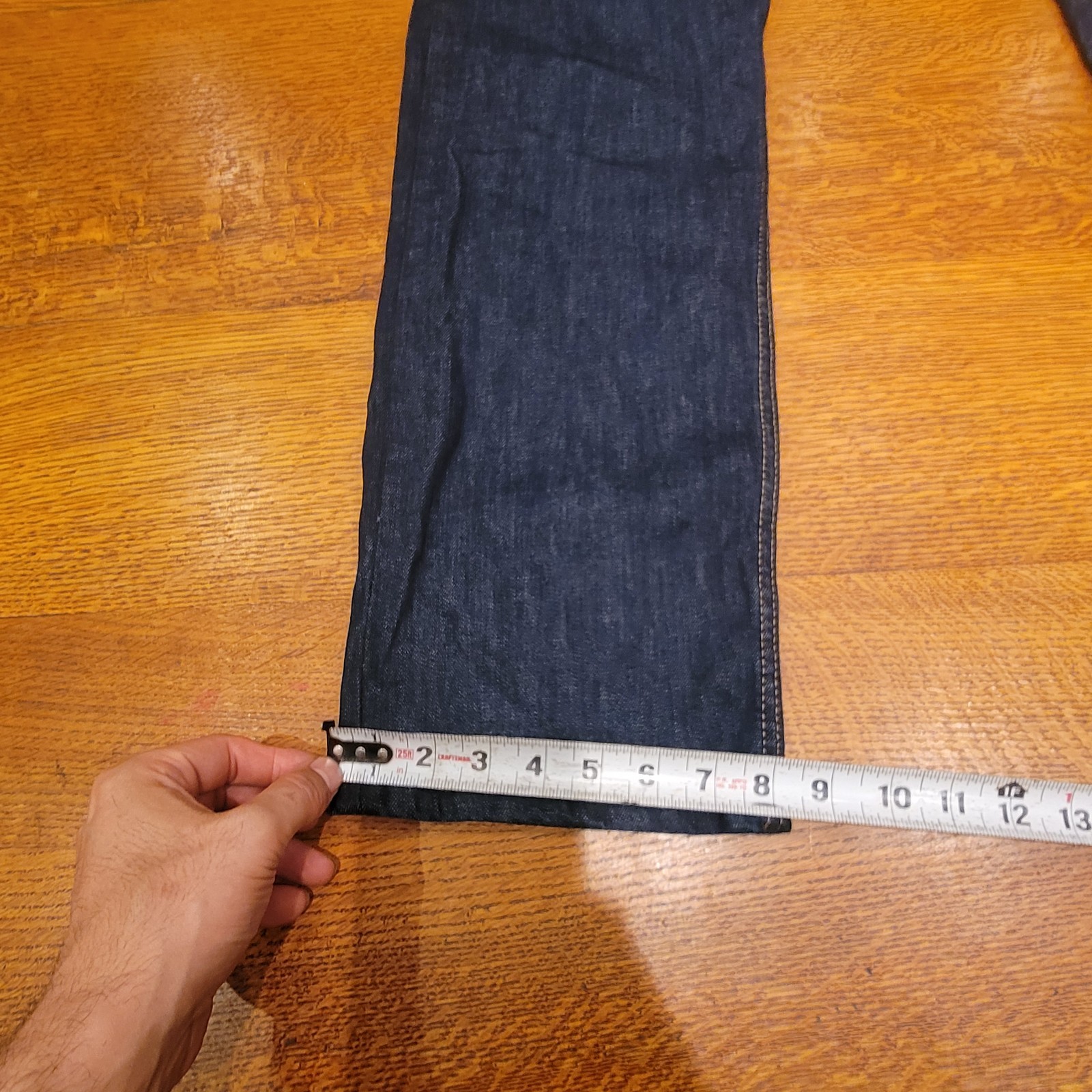 Levi’s 513 Men’s Jeans 36X32 Straight Fit Dark Blue Wash Stretch NWT