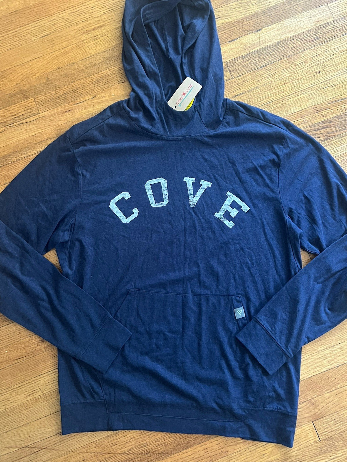LEVEL WEAR Cove Club Thrive Hoodie Blue Size S Small New NWT