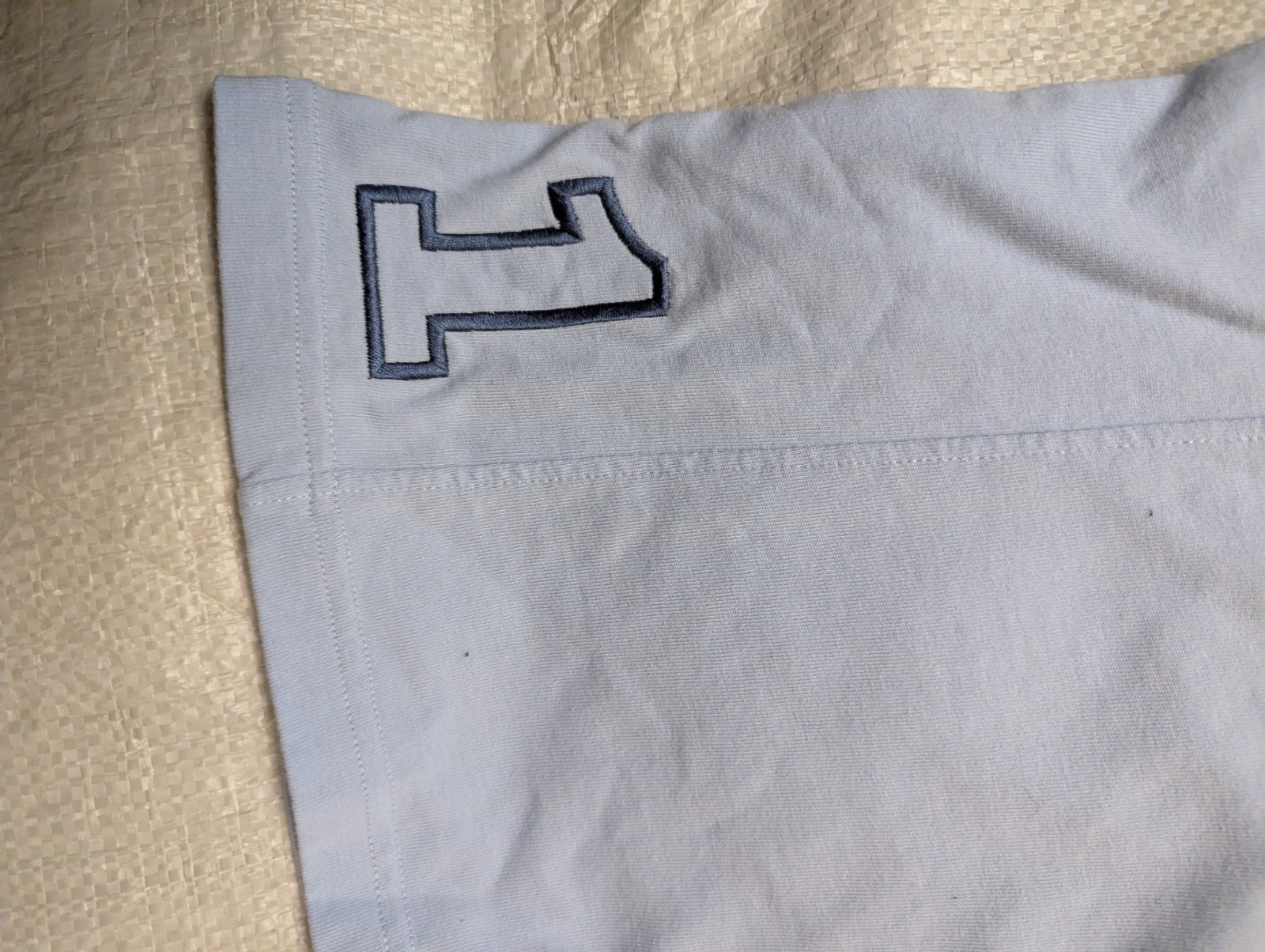 New with Tags Tagg Equestrian Long Sleeve 100% Cotton Sky Blue Top Size SM