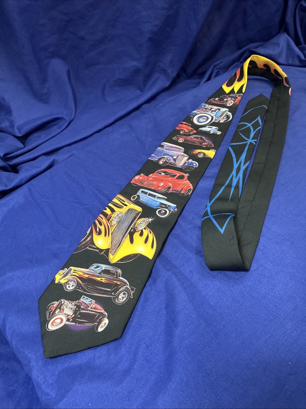 5 Novelty Neck Ties: Harley, Hot Rods, Knob Creek Bourbon, Fishing Lure, Birch