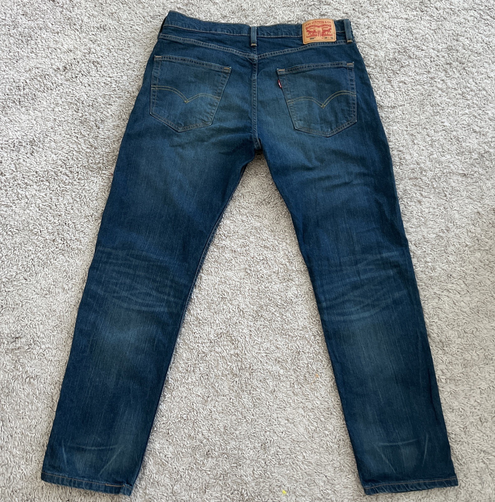 Levi’s 502 Regular Taper Jeans Dark Wash Men’s W36 L32, EUC
