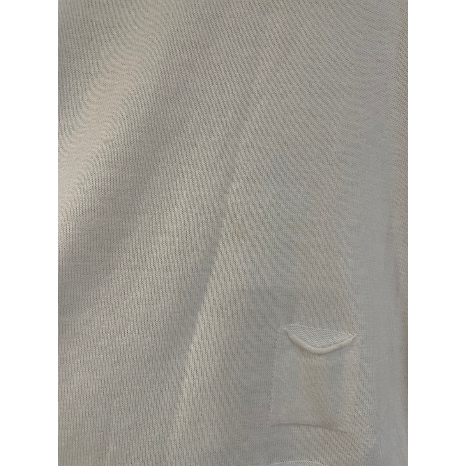 Mer Sea Catalina V-Neck Sweater Oversized One Size in White