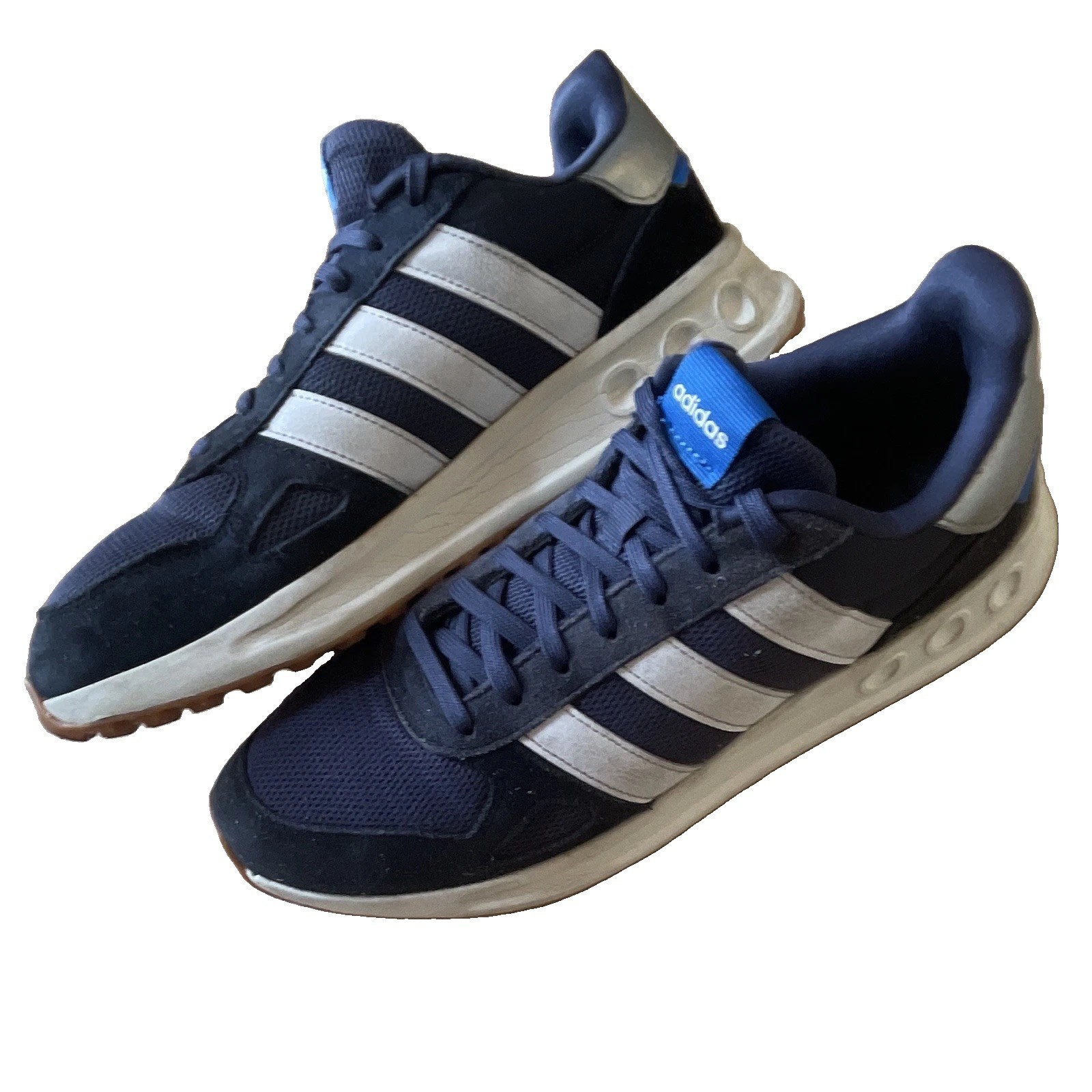 adidas Cloudfoam Men’s Low Top Lace-Up Sneakers Navy Back To School/College, 11
