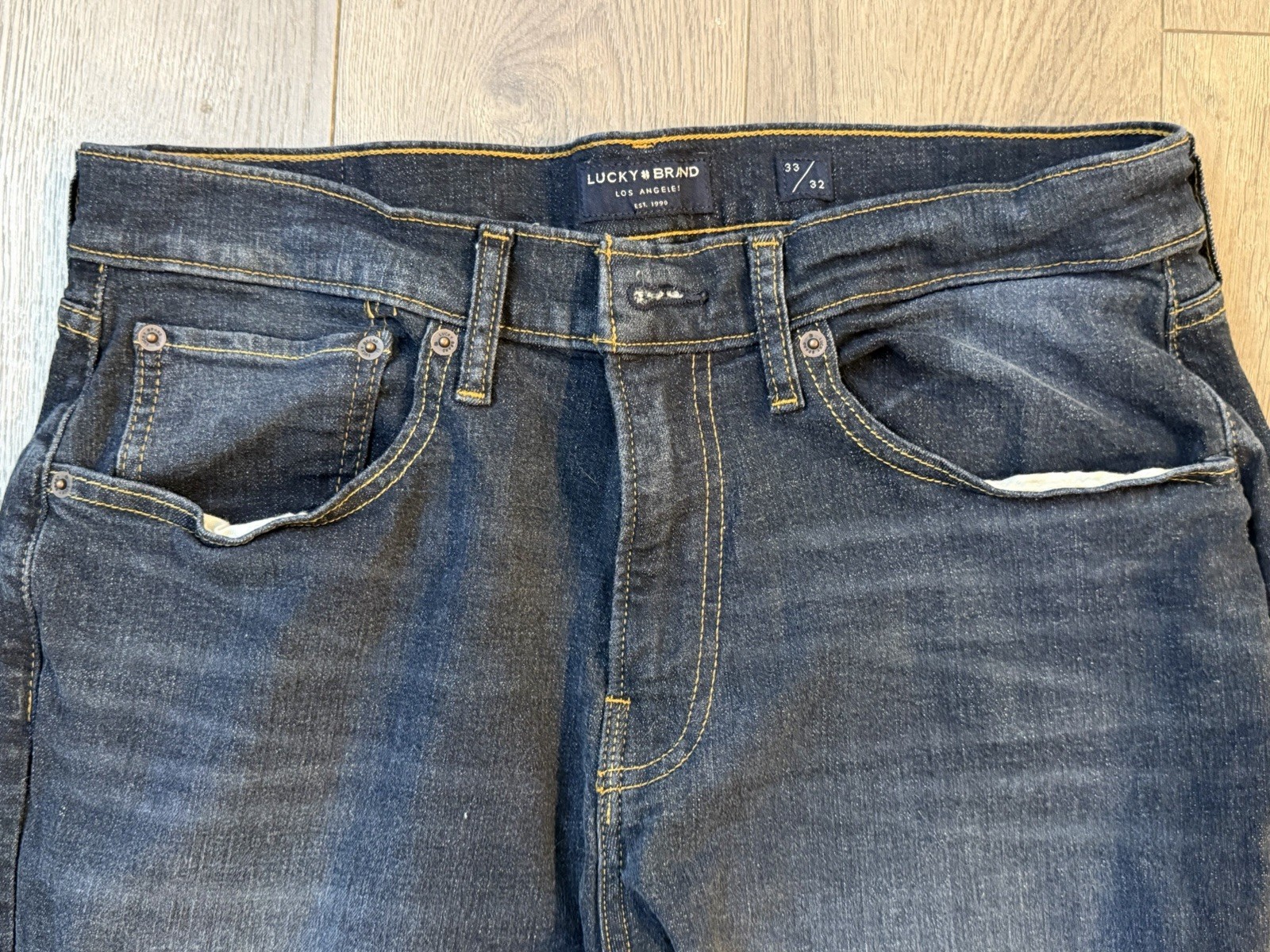 33×32 – BLUE – Lucky Brand Jeans 223 Straight Leg Regular Fit Denim Jeans