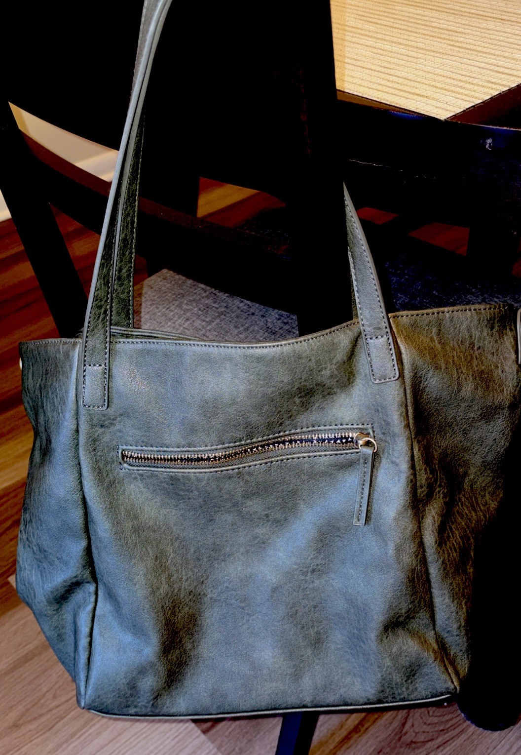 Antik Kraft Vegan Leather Large Purse Brown