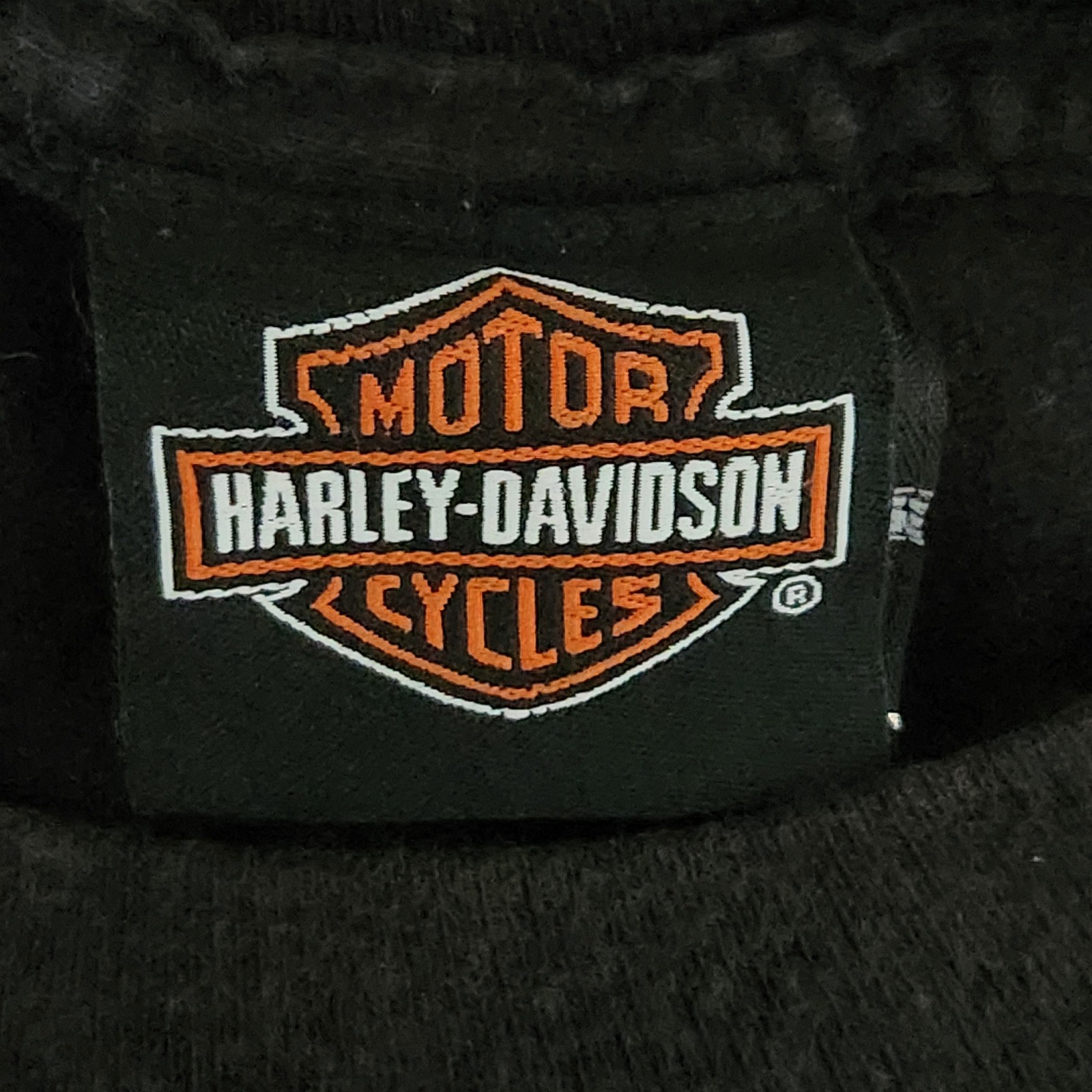 Harley Davidson Graphic Shirt Mens XL Black Flaming Skull High Country Wyoming