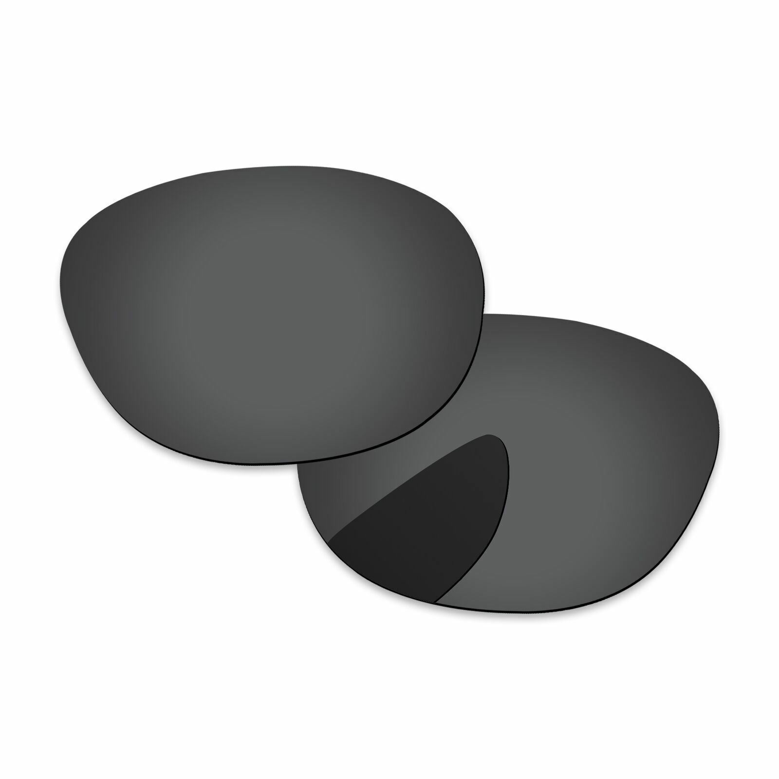 Lenslog Stealth Black Polarized Replacement Lenses For-Oakley Latch OO9265