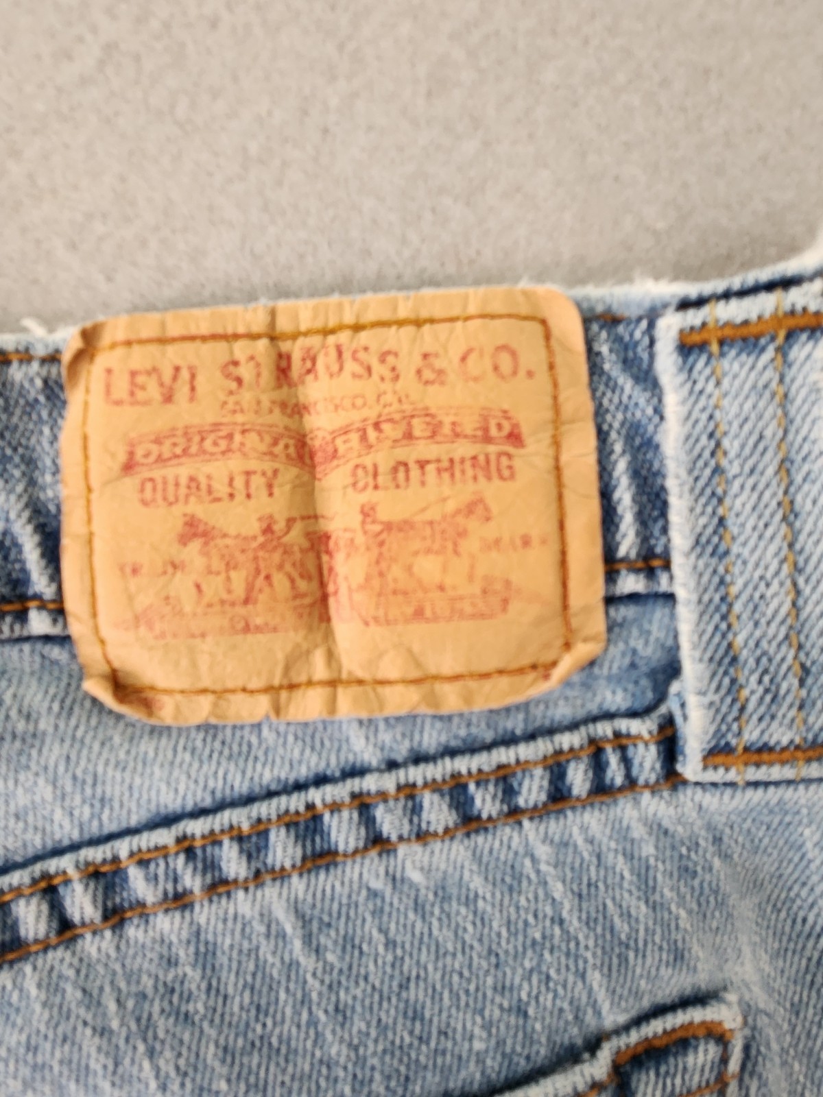 VTG Levi’s Button Fly Slouch Boot Cut Jeans Junior women’s Size 9 Low RIse