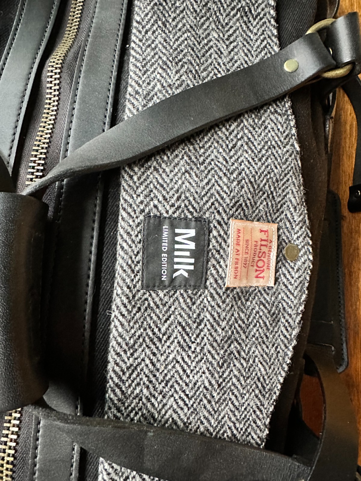 Filson Rugged Twill Medium Duffle Bag | Faded Black | Made in USA | Rare
