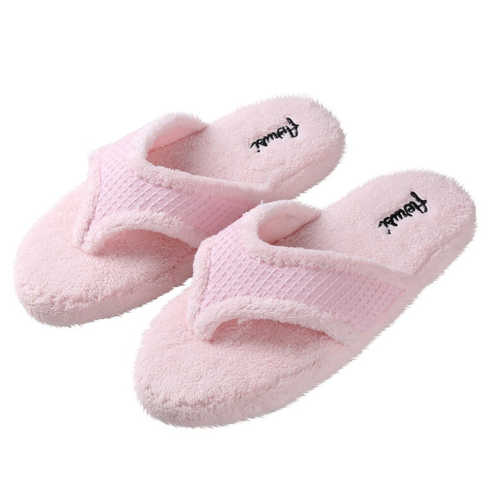 Super Soft Cozy Slippers with Plush Thong Design