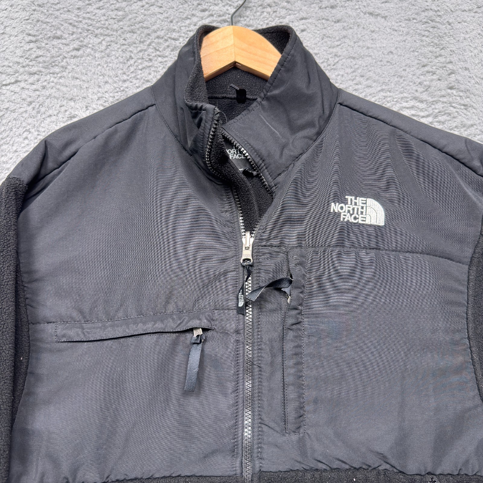 North Face Denali Fleece Jacket Mens Medium Black Full Zip Outdoor Gorpcore