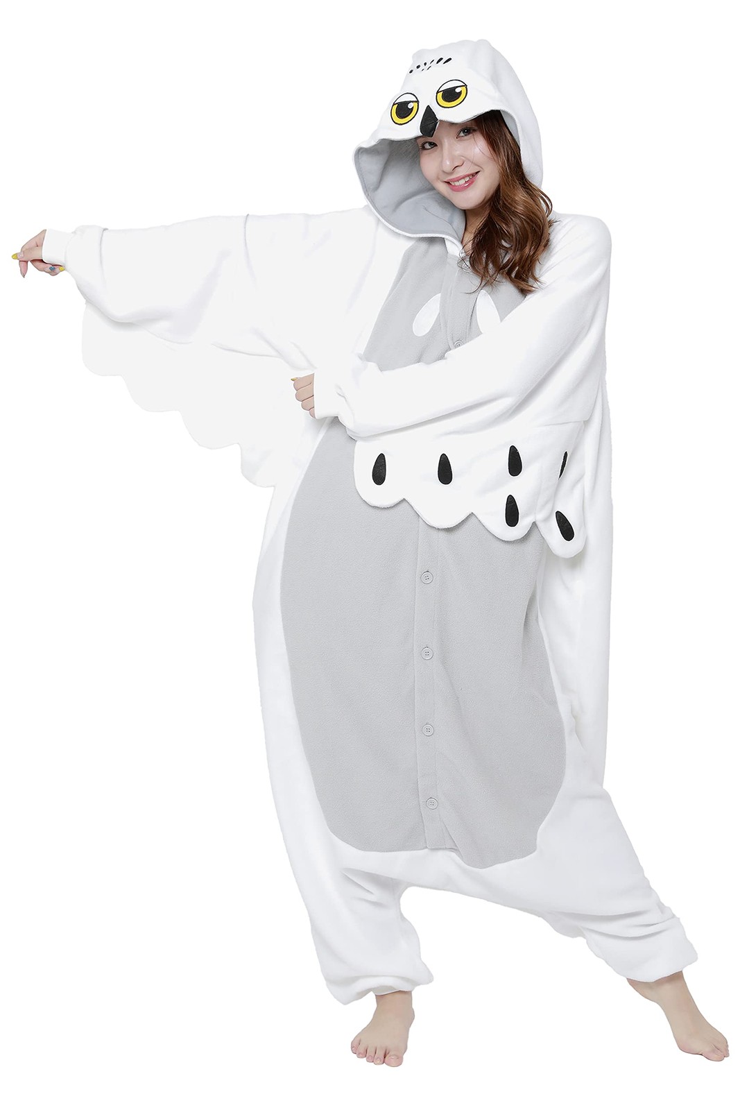 SAZAC fleece costume white owl 2815
