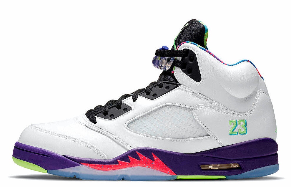 Air Jordan 5 Retro ‘Alternate Bel-Air’ White/Ghost Green DB3335-100 Size 10.5