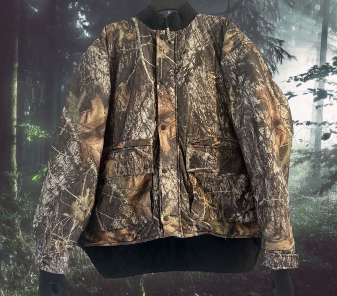 Bone Dry Red Head Mens XL Waterproof Windproof Realtree Camo Hunting Coat