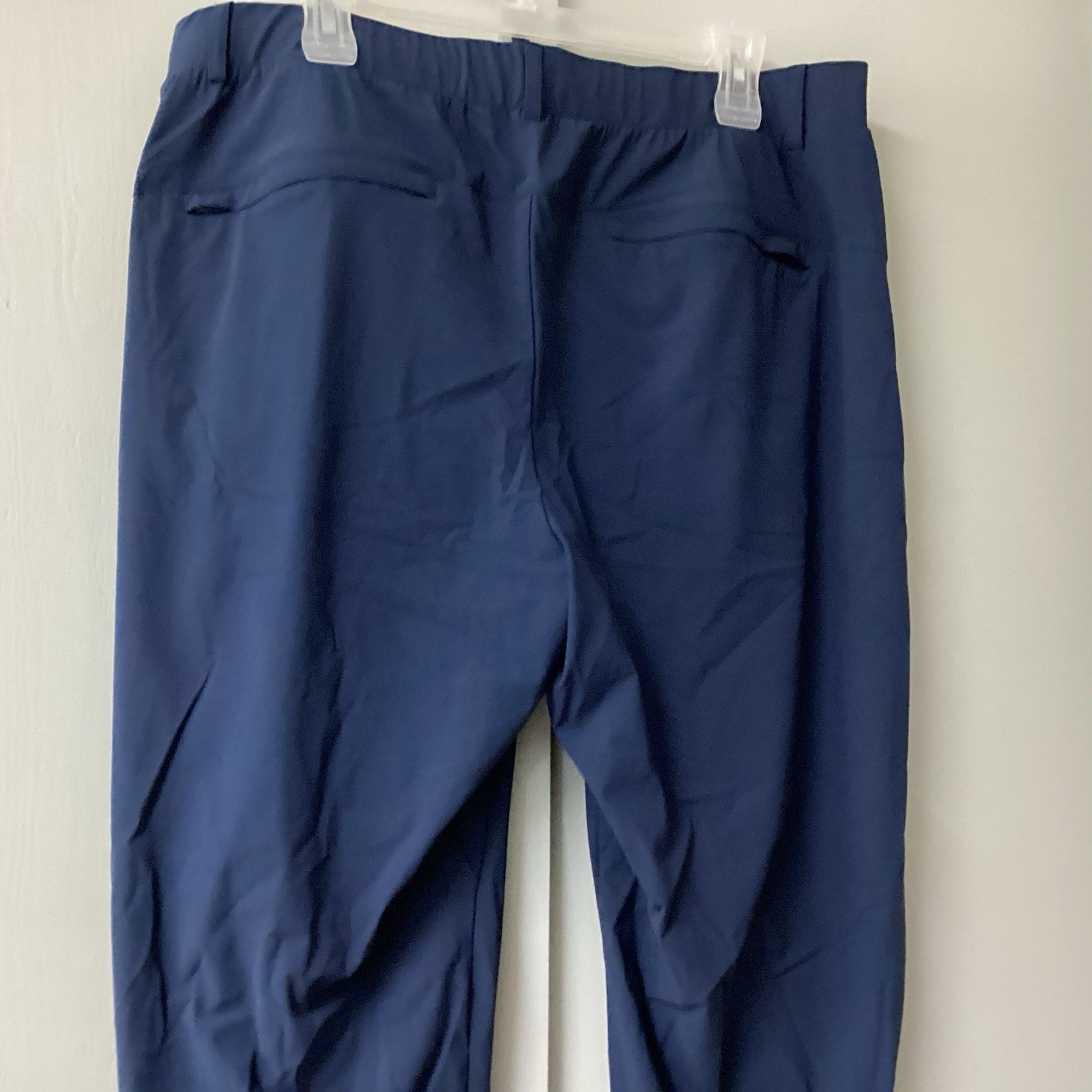 &Collar Performance Menswear Athletic Blue Navy Slim Fit Pants Size 36 X 32 NWT