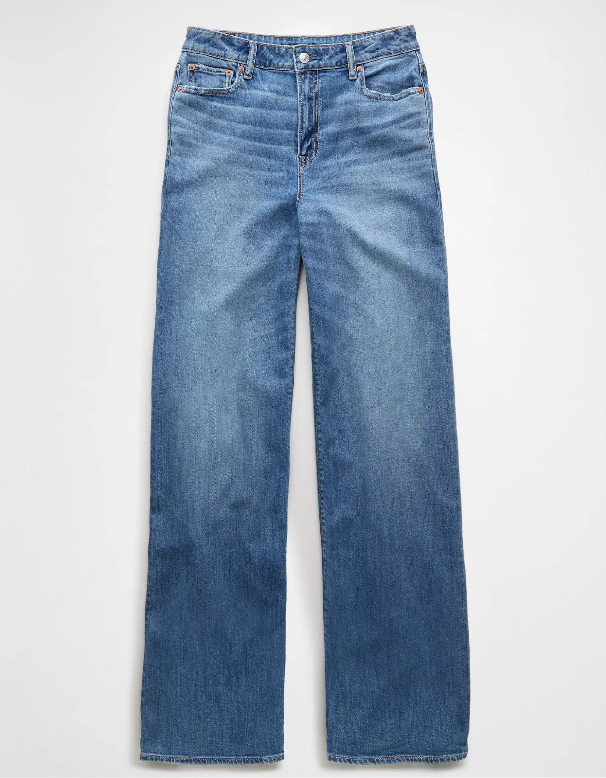 AE Dreamy Drape Stretch Super High-Waisted Baggy Wide-Leg Jean