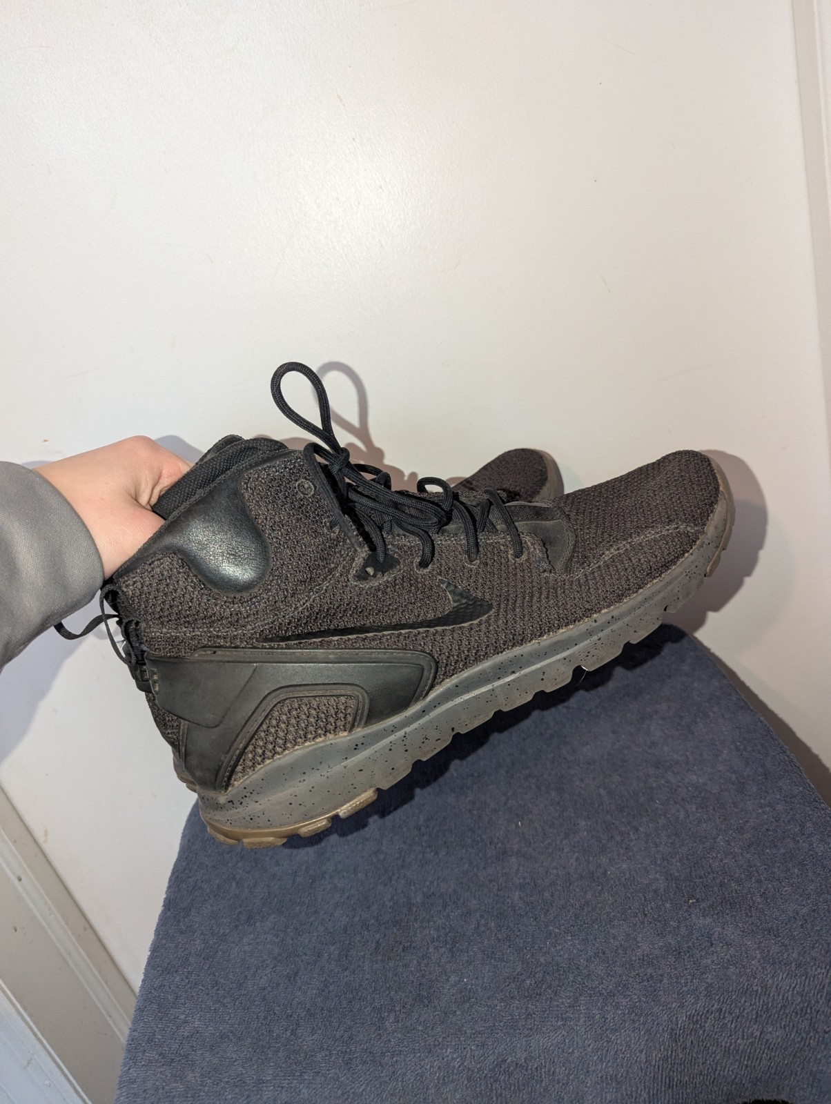 Nike Koth Ultra Mid KJCRD Anthracite Black Dark Grey Size 13 819681-001