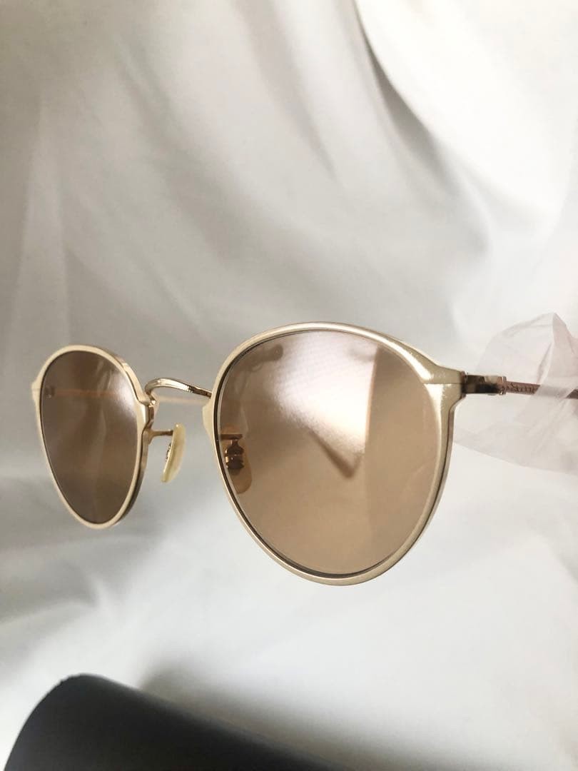 Oliver Peoples Dawson WHTG Sunglasses Antique White Gold UV 99% Used