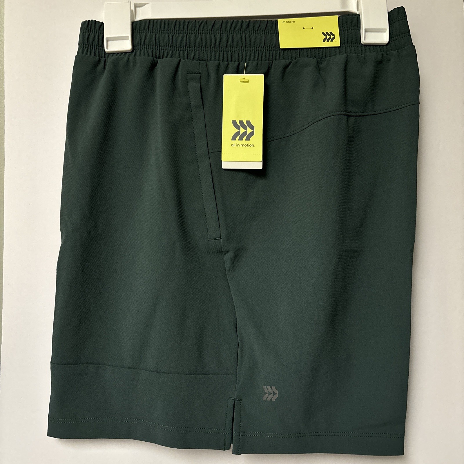 All in Motion XX Large Unlined Shorts 6″ Zip Pockets Lightweight Stretch Wicking
