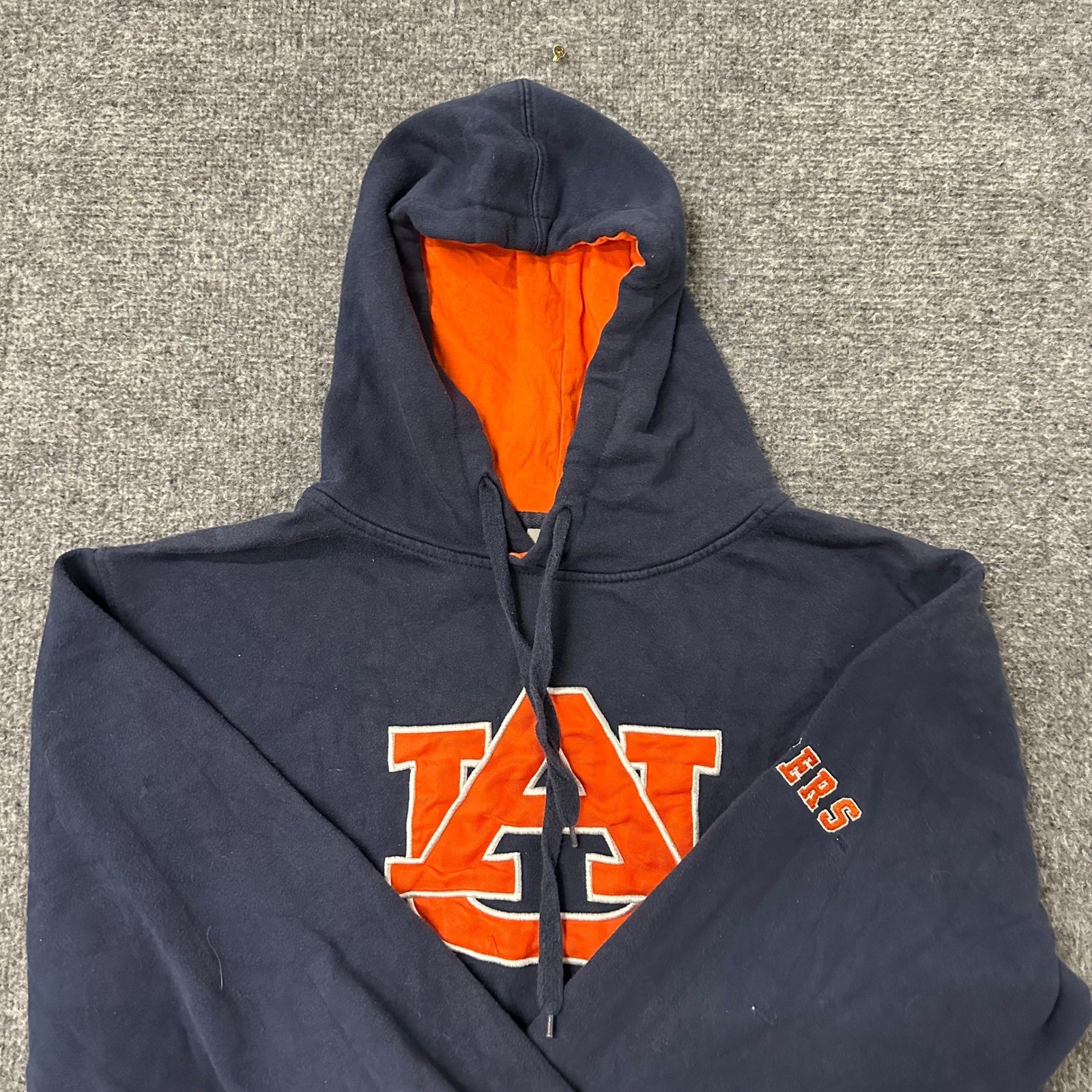 Stadium Athletics Hoodie Mens Size M Navy Auburn Tigers Embroidered Gameday