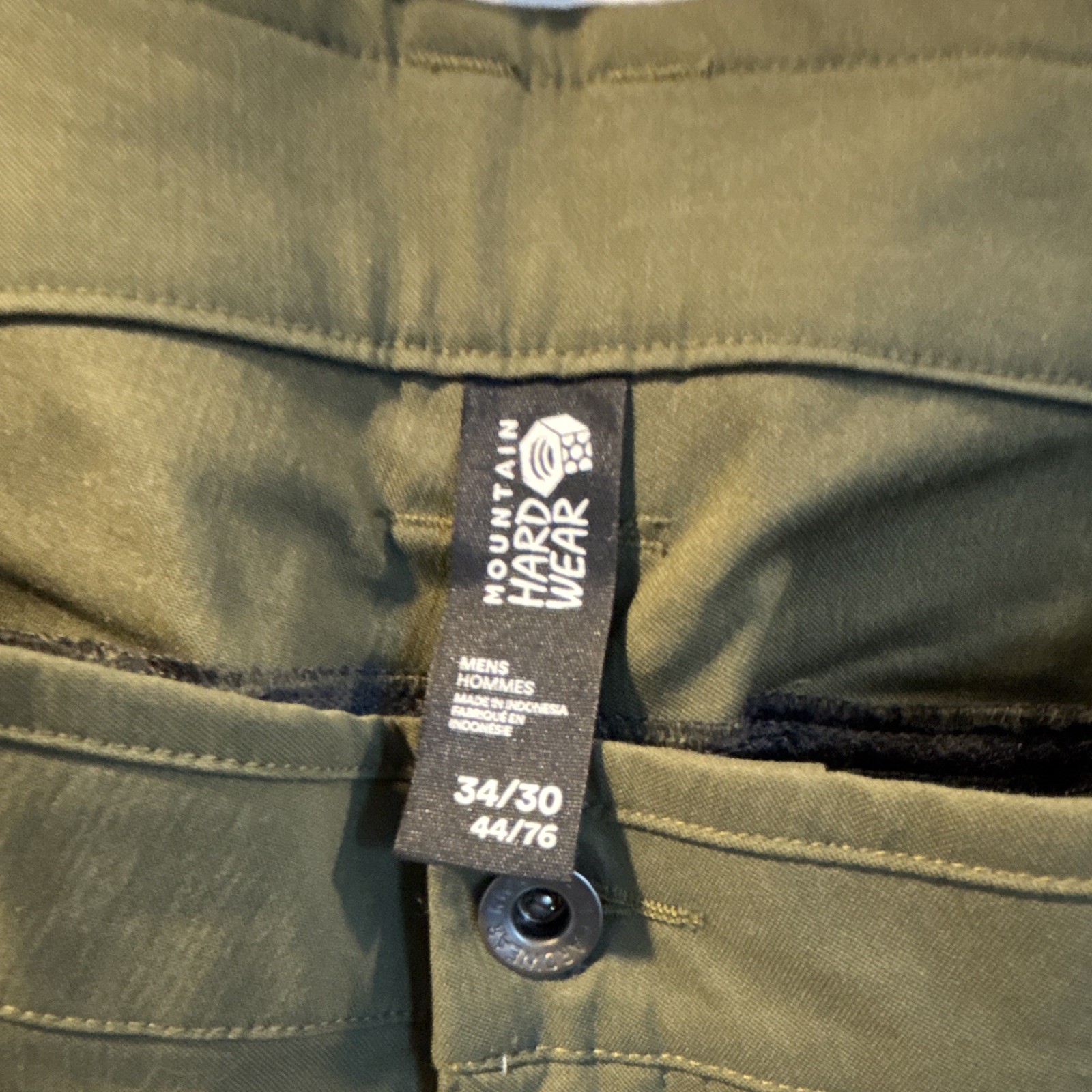 Mountain Hardwear Apin Pant Men’s Green 34W Regular Straight Pockets