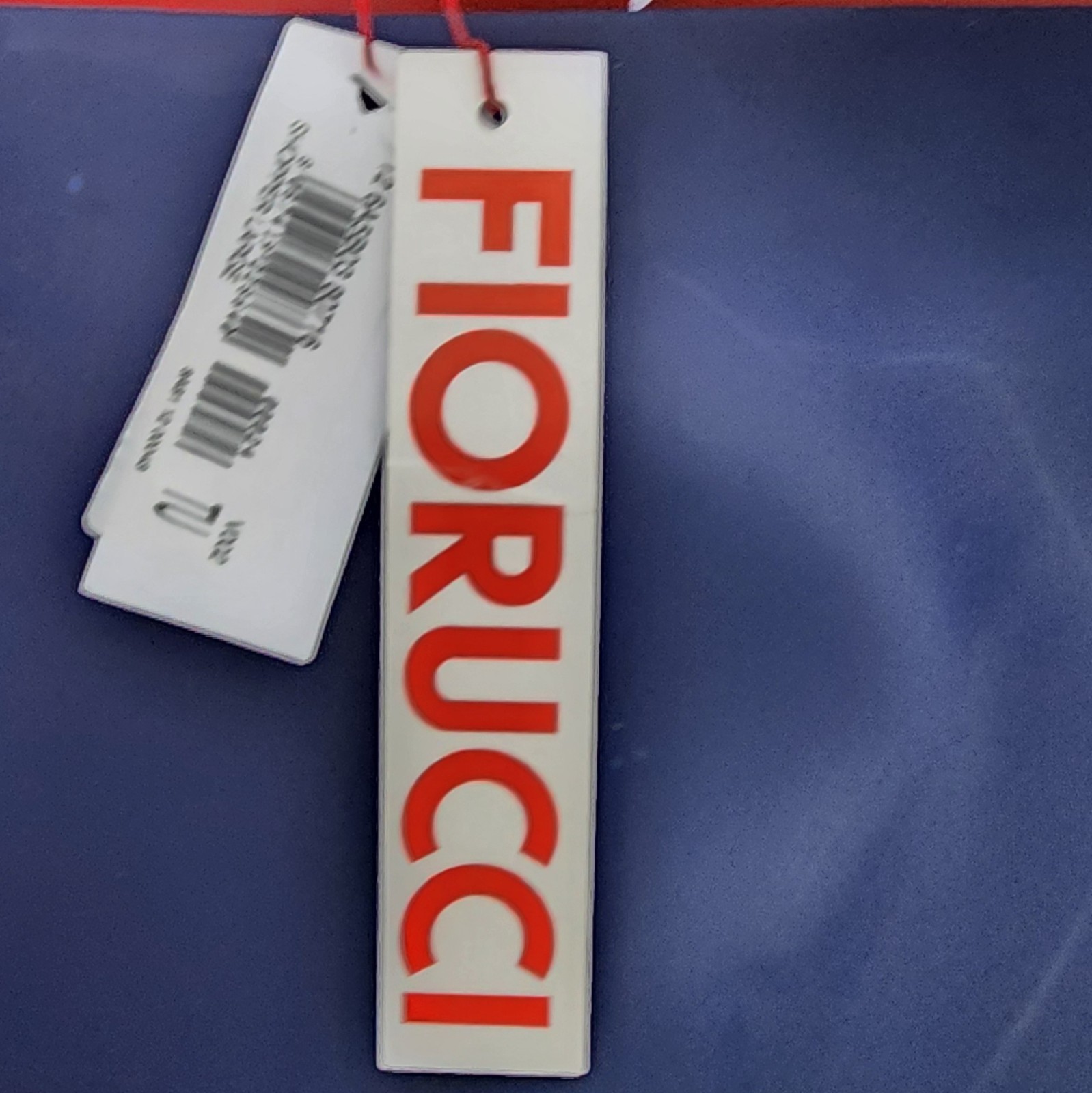 FIORUCCI Elegant Tote Bag with Printed Logo and Double Handle – Red, Blue White